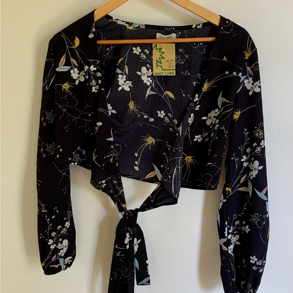 Vanilla black navy-Blue Top - Picture 1 of 4